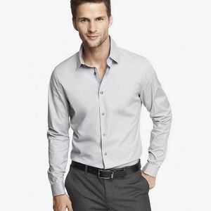 Express Fitted Dress Shirt